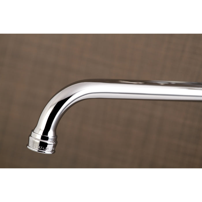 Kingston Heirloom KS115C - Essex Double-Handle 2-Hole Wall Mount Bathroom Faucet, Polished Chrome