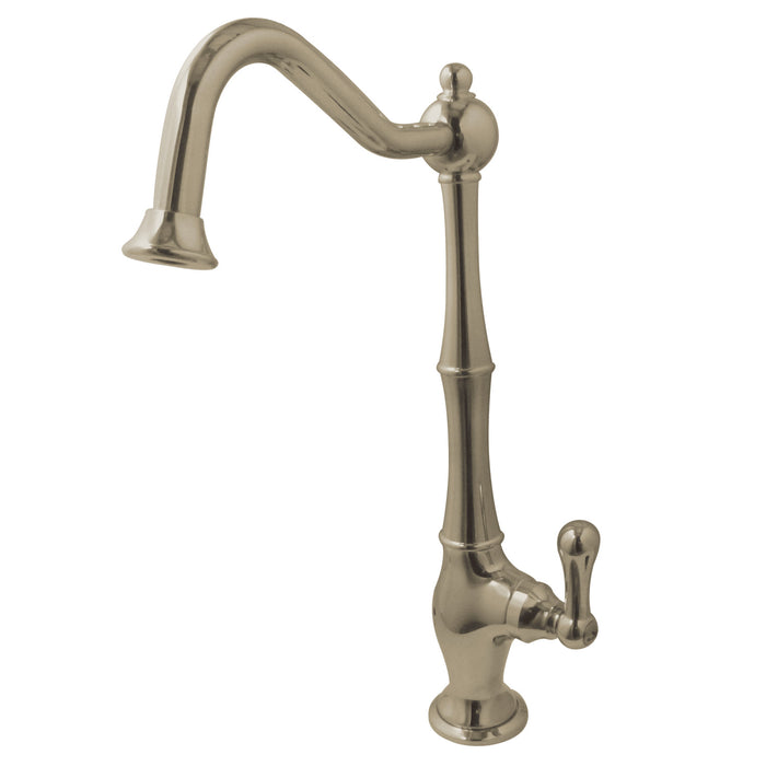 Kingston Heirloom KS1198AL - Heritage Single-Handle 1-Hole Deck Mount Water Filtration Faucet, Brushed Nickel