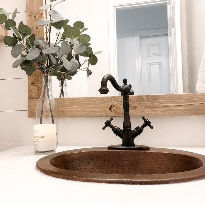 Kingston Heirloom KS1435BEX - Essex Double-Handle 1-or-3 Hole Deck Mount 4-Inch Centerset Bathroom Faucet with Brass Pop-Up, Oil Rubbed Bronze