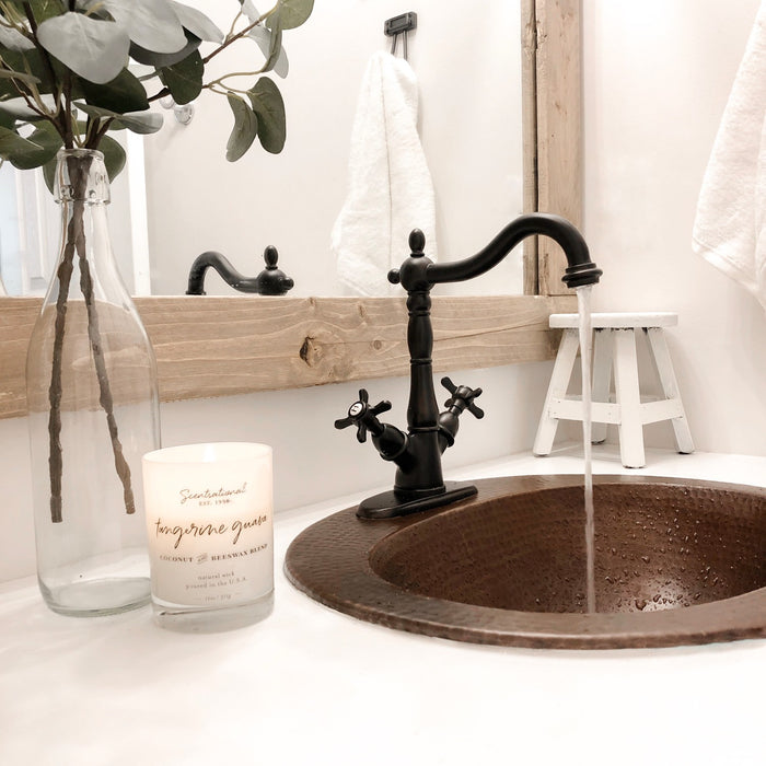 Kingston Heirloom KS1435BEX - Essex Double-Handle 1-or-3 Hole Deck Mount 4-Inch Centerset Bathroom Faucet with Brass Pop-Up, Oil Rubbed Bronze