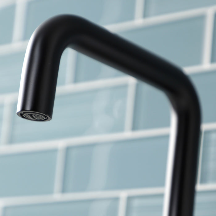 Kingston Sona KS2260DX - Constantine Two-Handle 1-Hole Bathroom Faucet with Push Pop-Up Drain, Matte Black