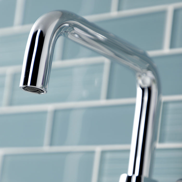 Kingston Sona KS2261DX - Constantine Two-Handle 1-Hole Bathroom Faucet with Push Pop-Up Drain, Polished Chrome