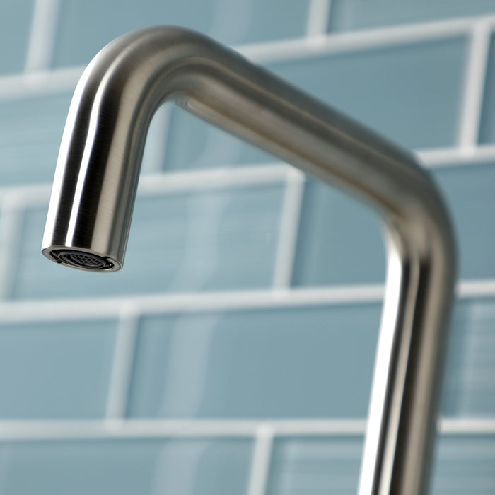 Kingston Sona KS2268DX - Constantine Two-Handle 1-Hole Bathroom Faucet with Push Pop-Up Drain, Brushed Nickel