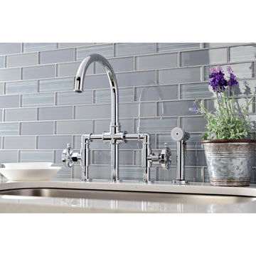 Kingston Brass KSSLSPR1K 60 Kitchen Faucet Spray Hose - Silver Gray/Polished Chrome