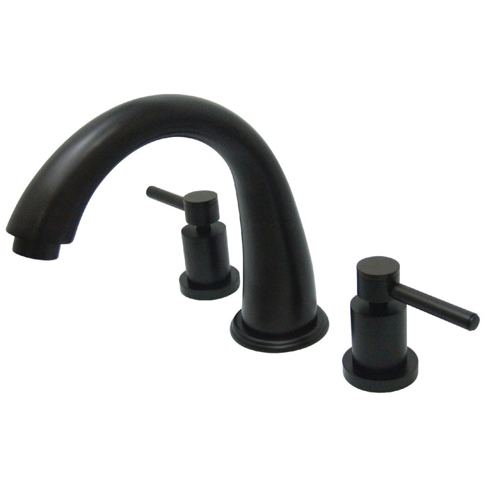 Kingston Sona KS2365DL - Concord Two-Handle 3-Hole Deck Mount Roman Tub Faucet, Oil Rubbed Bronze