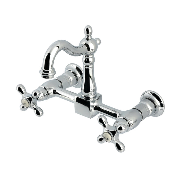 Kingston Heirloom KS2441AX - Heritage Two-Handle 2-Hole Wall Mount