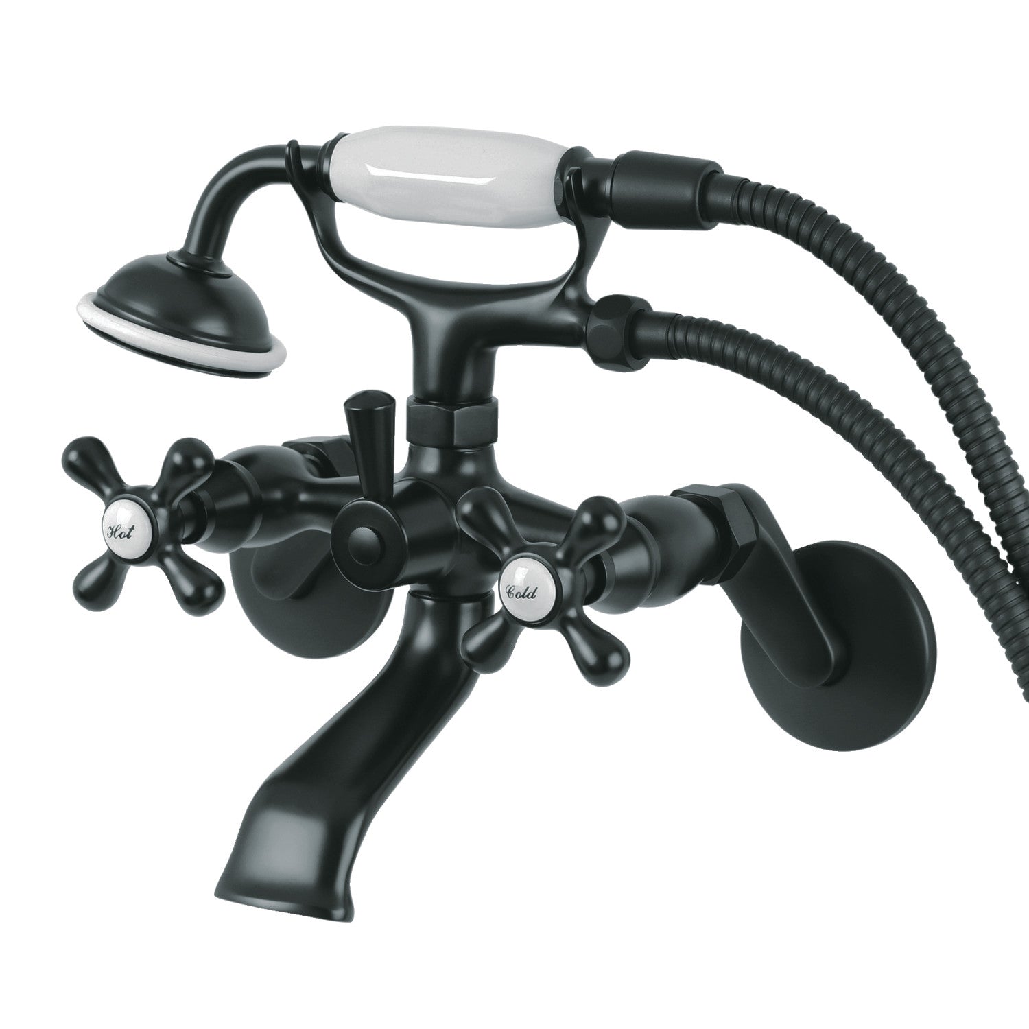 Kingston Heirloom KS266MB - Kingston Two-Handle 2-Hole Wall Mount Claw