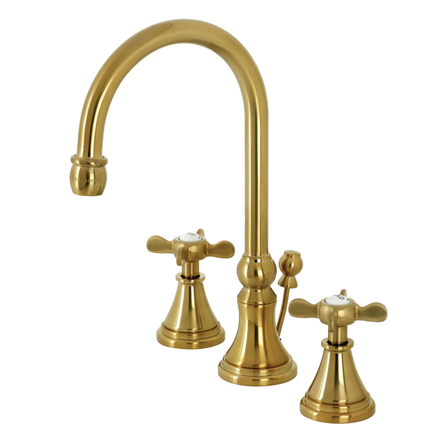 Kingston Tulare KS2987BEX - Essex Two-Handle 3-Hole Deck Mount