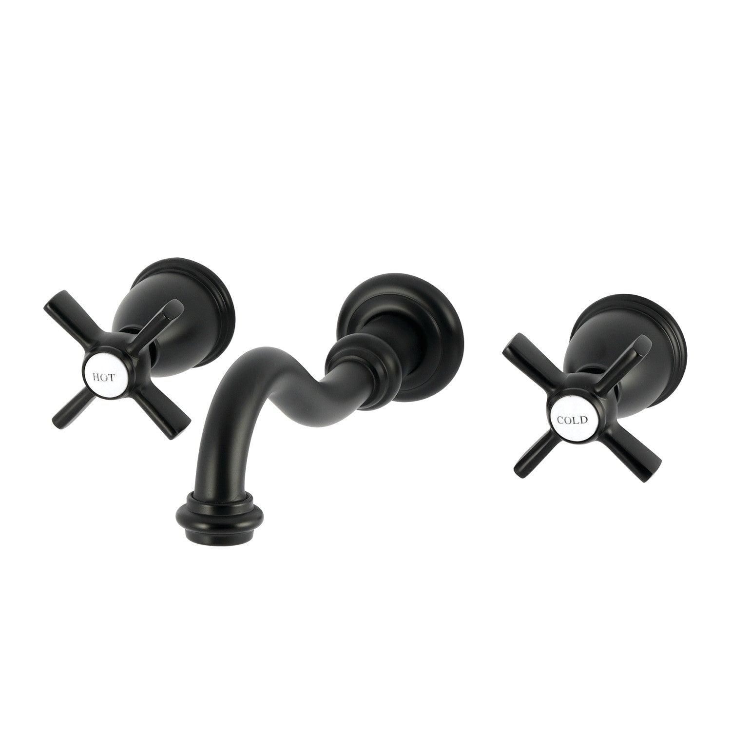 Kingston Tulare KS3020ZX - Millennium Two-Handle 3-Hole Wall Mount
