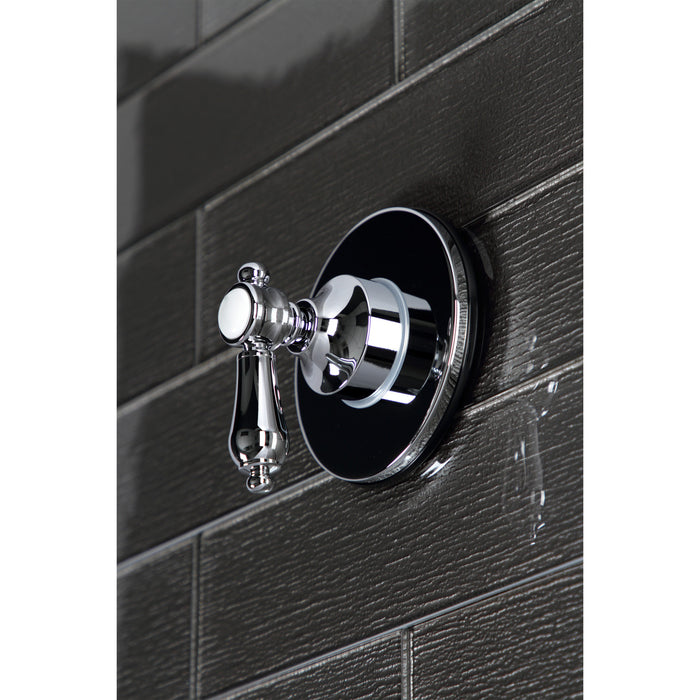 Kingston Heirloom KS3031BAL - Heirloom Single-Handle Three-Way Diverter Valve with Round Trim Kit, Polished Chrome