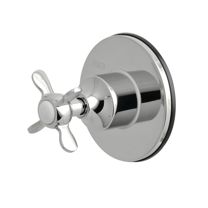 Kingston Tulare KS3031BEX - Essex Single-Handle Three-Way Diverter Valve with Round Trim Kit, Polished Chrome