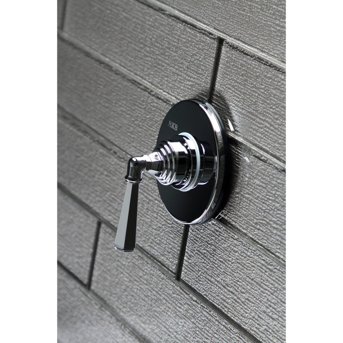 Kingston Tulare KS3031HL - Metropolitan Single-Handle Three-Way Diverter Valve with Round Trim Kit, Polished Chrome