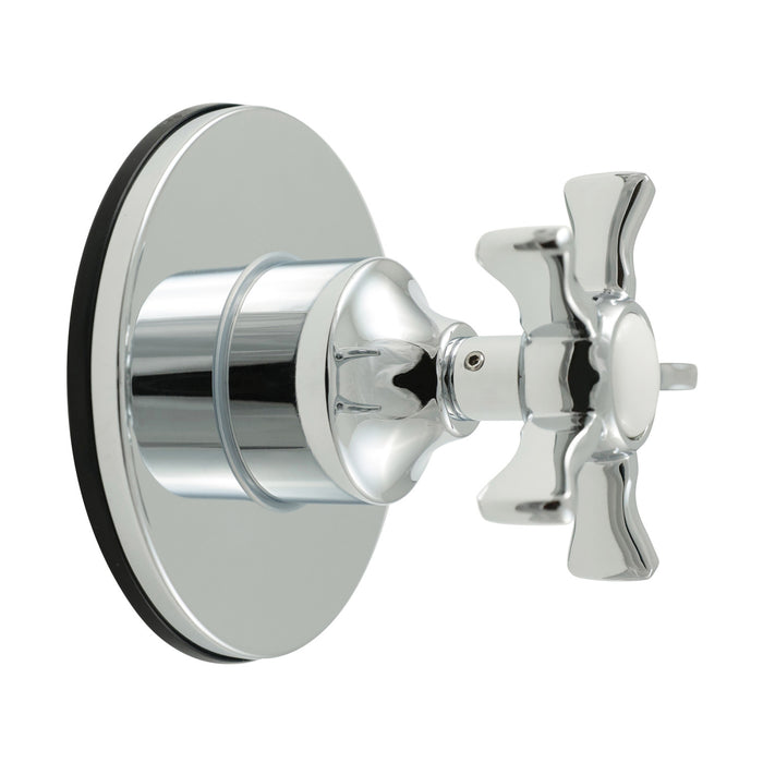 Kingston Tulare KS3031NX - Hamilton Single-Handle Three-Way Diverter Valve with Round Trim Kit, Polished Chrome