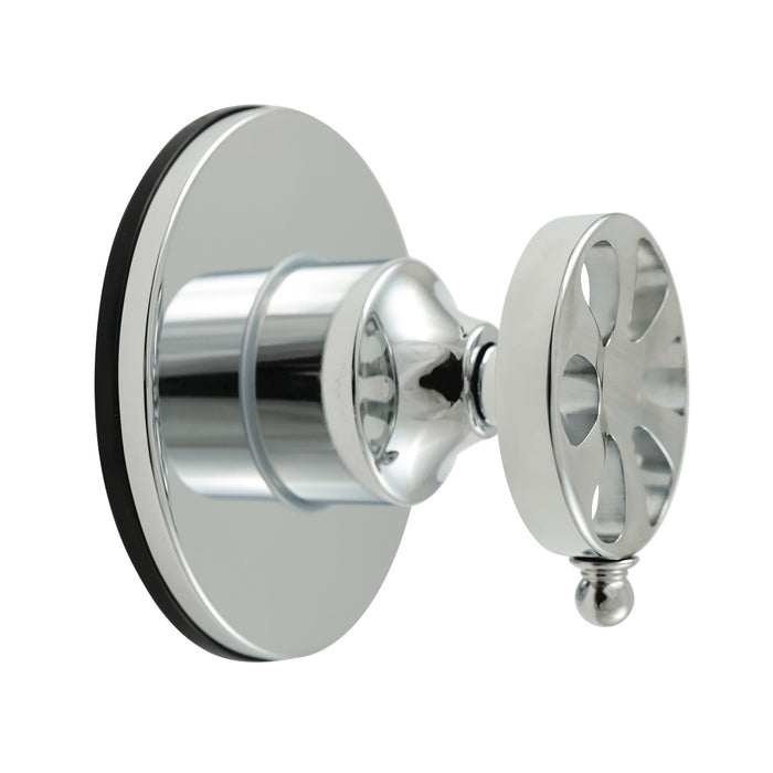 Kingston Sona KS3031RX - Belknap Single-Handle Three-Way Diverter Valve with Round Trim Kit, Polished Chrome