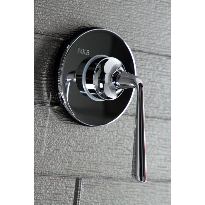 Kingston Tulare KS3031ZL - Silver Sage Single-Handle Three-Way Diverter Valve with Round Trim Kit, Polished Chrome