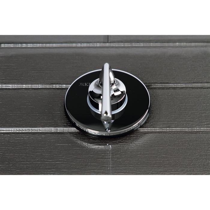 Kingston Tulare KS3031ZL - Silver Sage Single-Handle Three-Way Diverter Valve with Round Trim Kit, Polished Chrome