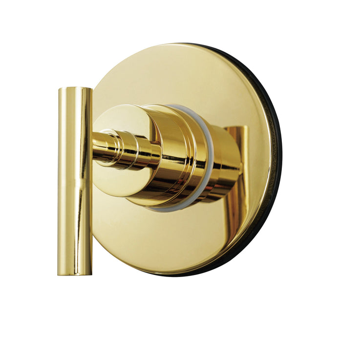 Kingston Sona KS3032CML - Manhattan Single-Handle Three-Way Diverter Valve with Round Trim Kit, Polished Brass