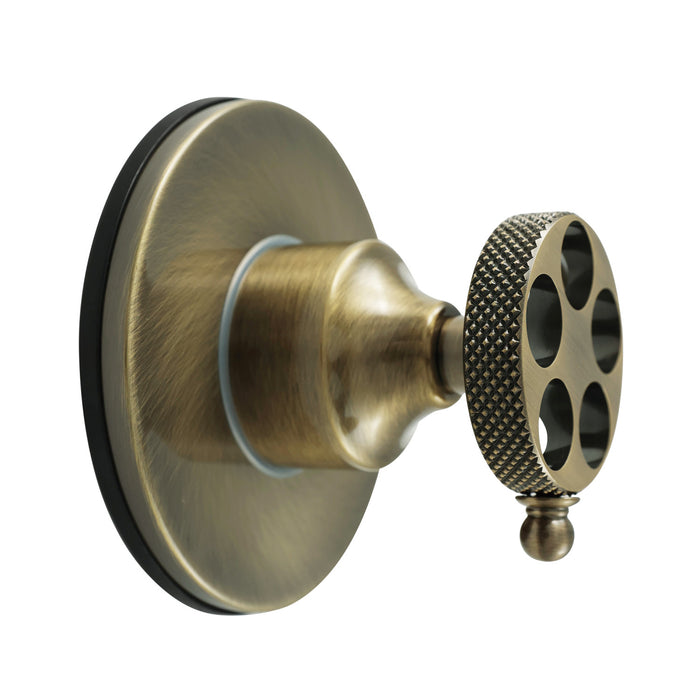 Kingston Sona KS3033RKX - Webb Single-Handle Three-Way Diverter Valve with Round Trim Kit, Antique Brass