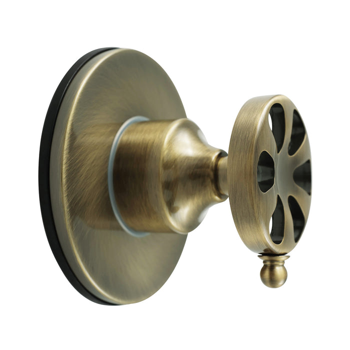Kingston Sona KS3033RX - Belknap Single-Handle Three-Way Diverter Valve with Round Trim Kit, Antique Brass