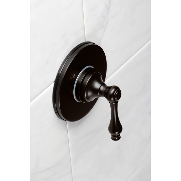 Kingston Heirloom KS3035AL - Restoration Single-Handle Three-Way Diverter Valve with Round Trim Kit, Oil Rubbed Bronze