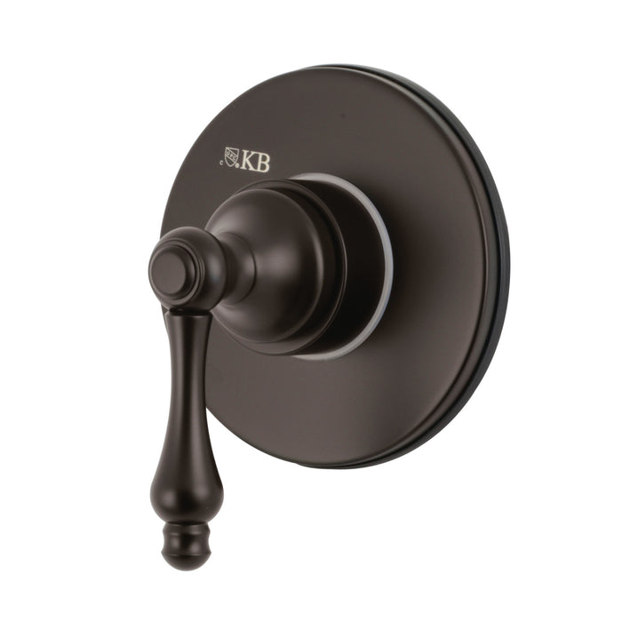 Kingston Heirloom KS3035AL - Restoration Single-Handle Three-Way Diverter Valve with Round Trim Kit, Oil Rubbed Bronze