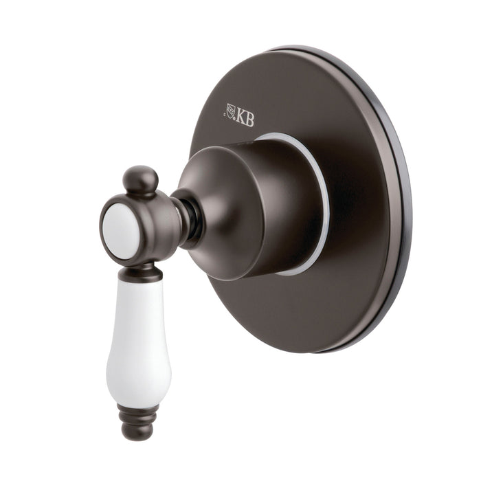 Kingston Heirloom KS3035BPL - Bel-Air Single-Handle Three-Way Diverter Valve with Round Trim Kit, Oil Rubbed Bronze