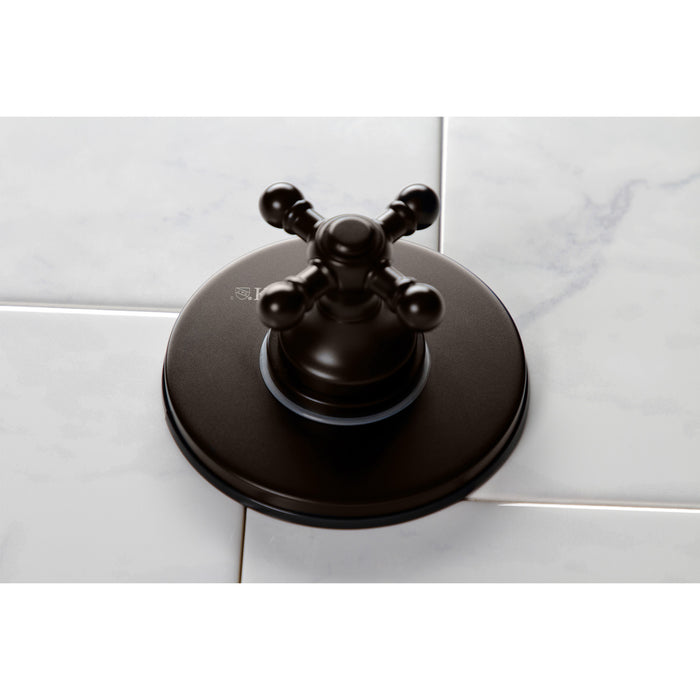 Metropolitan KS3035BX Single-Handle Three-Way Diverter Valve with Round Trim Kit, Oil Rubbed Bronze