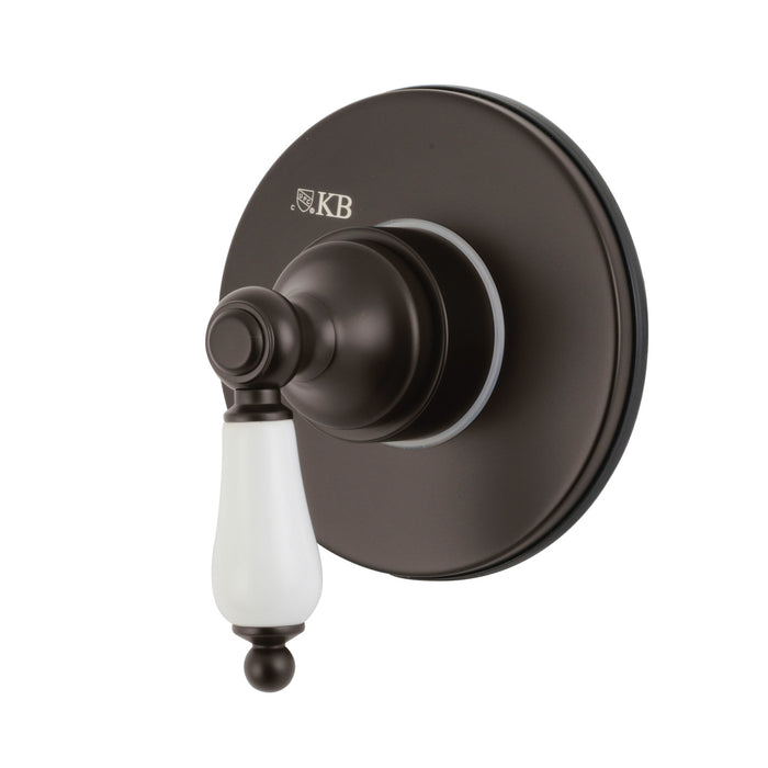 Kingston Heirloom KS3035PL - Restoration Single-Handle Three-Way Diverter Valve with Round Trim Kit, Oil Rubbed Bronze