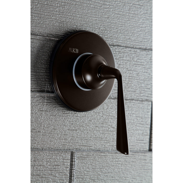 Kingston Tulare KS3035ZL - Silver Sage Single-Handle Three-Way Diverter Valve with Round Trim Kit, Oil Rubbed Bronze