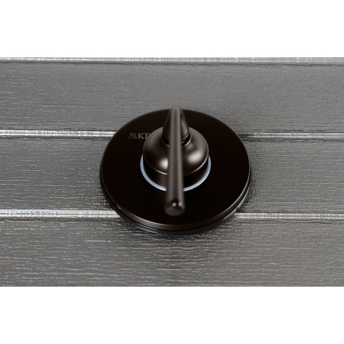 Kingston Tulare KS3035ZL - Silver Sage Single-Handle Three-Way Diverter Valve with Round Trim Kit, Oil Rubbed Bronze