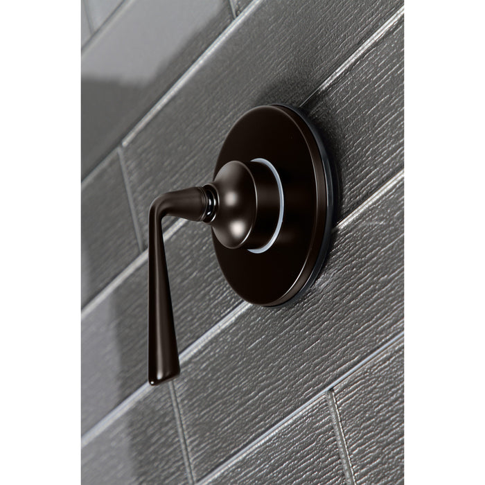 Kingston Tulare KS3035ZL - Silver Sage Single-Handle Three-Way Diverter Valve with Round Trim Kit, Oil Rubbed Bronze
