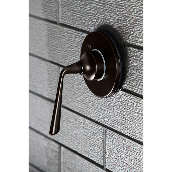Kingston Tulare KS3035ZL - Silver Sage Single-Handle Three-Way Diverter Valve with Round Trim Kit, Oil Rubbed Bronze