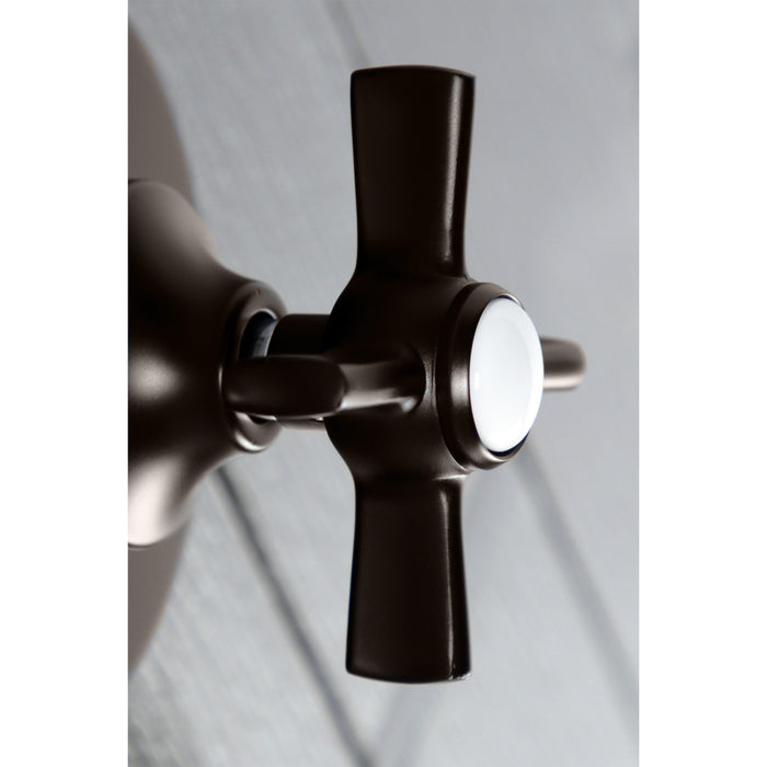 Kingston Tulare KS3035ZX - Millennium Single-Handle Three-Way Diverter Valve with Round Trim Kit, Oil Rubbed Bronze