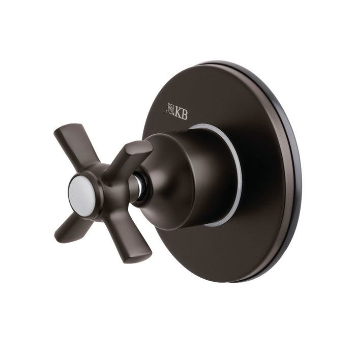 Kingston Tulare KS3035ZX - Millennium Single-Handle Three-Way Diverter Valve with Round Trim Kit, Oil Rubbed Bronze