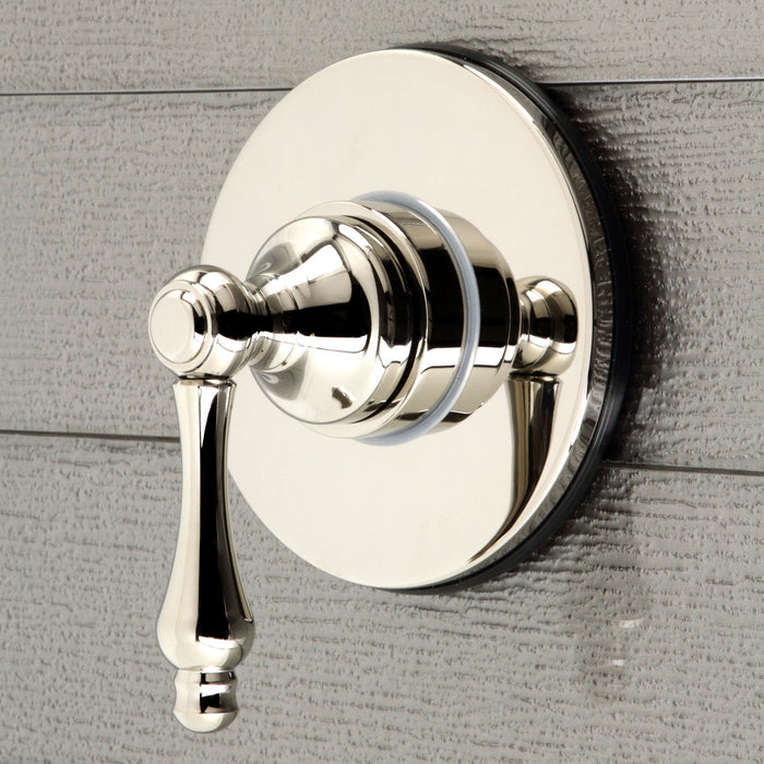 KS3036AL Single-Handle Three-Way Diverter Valve with Round Trim Kit, Polished Nickel