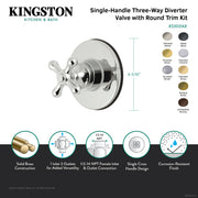 Kingston Heirloom KS3036AX - Restoration Single-Handle Three-Way