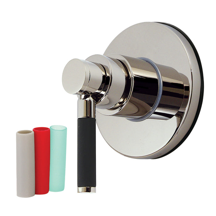 Kingston Sona KS3036DKL - Kaiser Single-Handle Three-Way Diverter Valve with Round Trim Kit, Polished Nickel