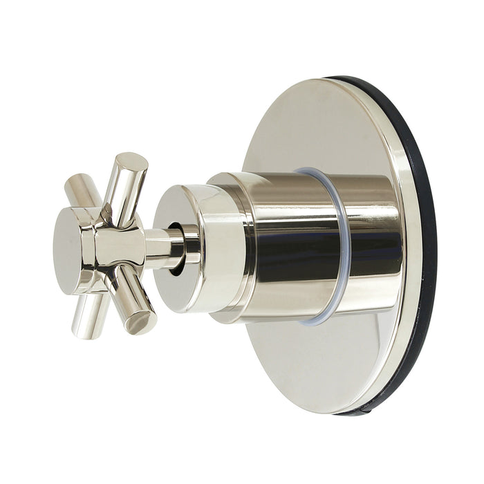 Kingston Sona KS3036DXT - Concord Single-Handle Three-Way Diverter Valve, Round Trim Only, Polished Nickel