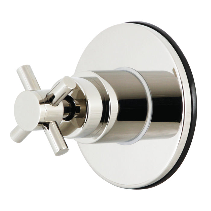 Kingston Sona KS3036DX - Concord Single-Handle Three-Way Diverter Valve with Round Trim Kit, Polished Nickel