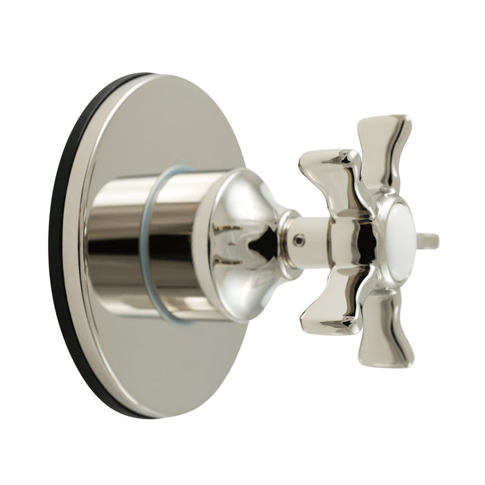 Kingston Tulare KS3036NX - Hamilton Single-Handle Three-Way Diverter Valve with Round Trim Kit, Polished Nickel