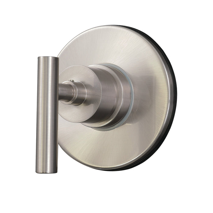 Kingston Sona KS3038CML - Manhattan Single-Handle Three-Way Diverter Valve with Round Trim Kit, Brushed Nickel