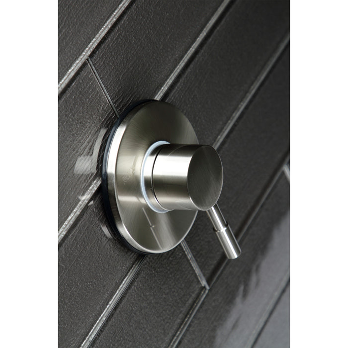 Kingston Sona KS3038DL - Concord Single-Handle Three-Way Diverter Valve with Round Trim Kit, Brushed Nickel