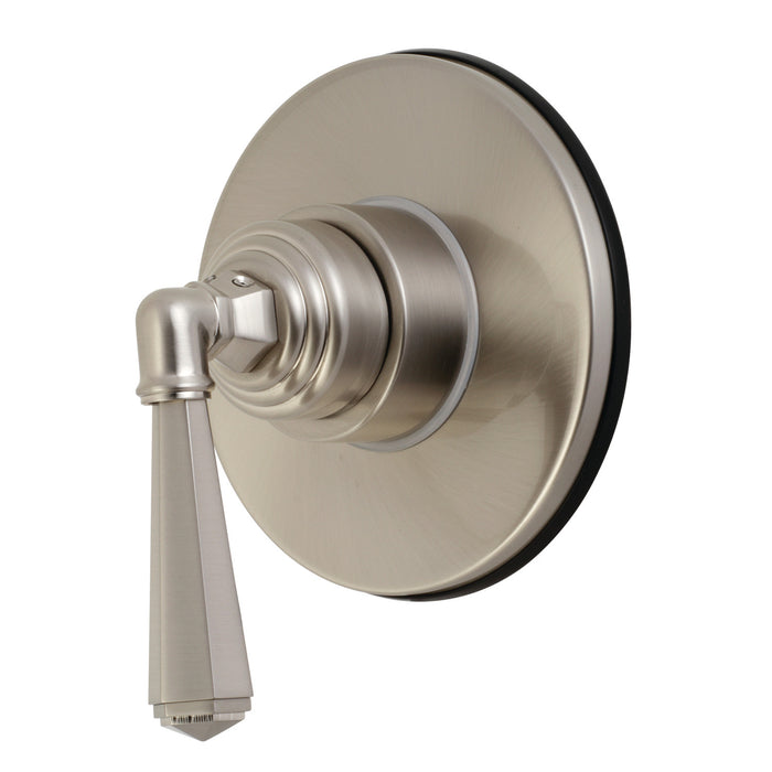 Kingston Tulare KS3038HL - Metropolitan Single-Handle Three-Way Diverter Valve with Round Trim Kit, Brushed Nickel