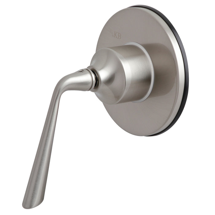 Kingston Tulare KS3038ZL - Silver Sage Single-Handle Three-Way Diverter Valve with Round Trim Kit, Brushed Nickel