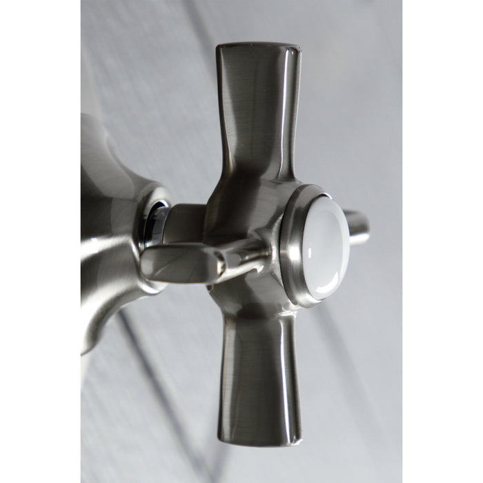 Kingston Tulare KS3038ZX - Millennium Single-Handle Three-Way Diverter Valve with Round Trim Kit, Brushed Nickel