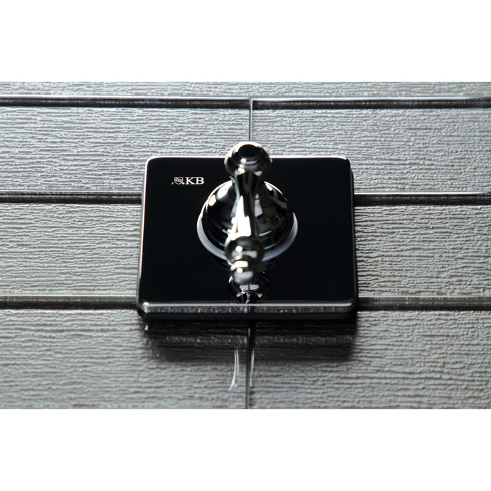 Kingston Heirloom KS3041AL - Restoration Single-Handle Three-Way Diverter Valve with Square Trim Kit, Polished Chrome