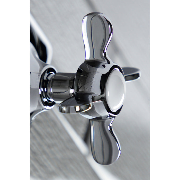 Kingston Tulare KS3041BEX - Essex Single-Handle Three-Way Diverter Valve with Square Trim Kit, Polished Chrome