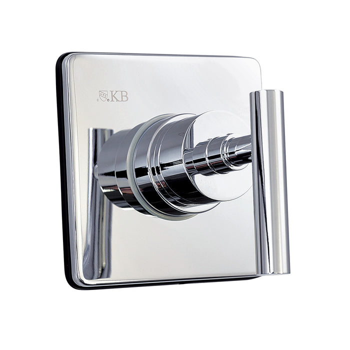 Kingston Sona KS3041CML - Manhattan Single-Handle Three-Way Diverter Valve with Square Trim Kit, Polished Chrome