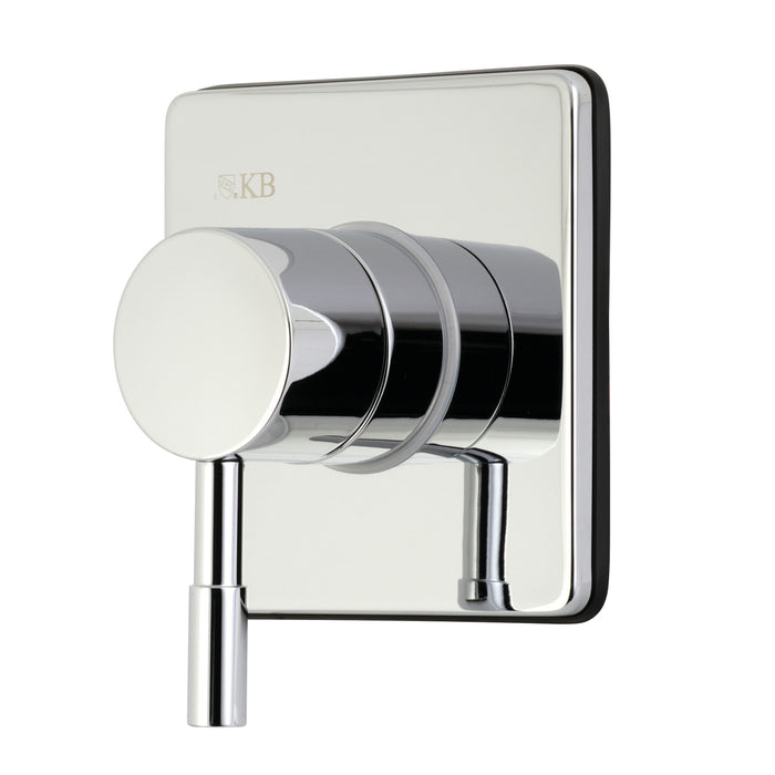 Kingston Sona KS3041DL - Concord Single-Handle Three-Way Diverter Valve with Square Trim Kit, Polished Chrome