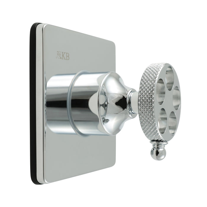 Kingston Sona KS3041RKX - Webb Single-Handle Three-Way Diverter Valve with Square Trim Kit, Polished Chrome